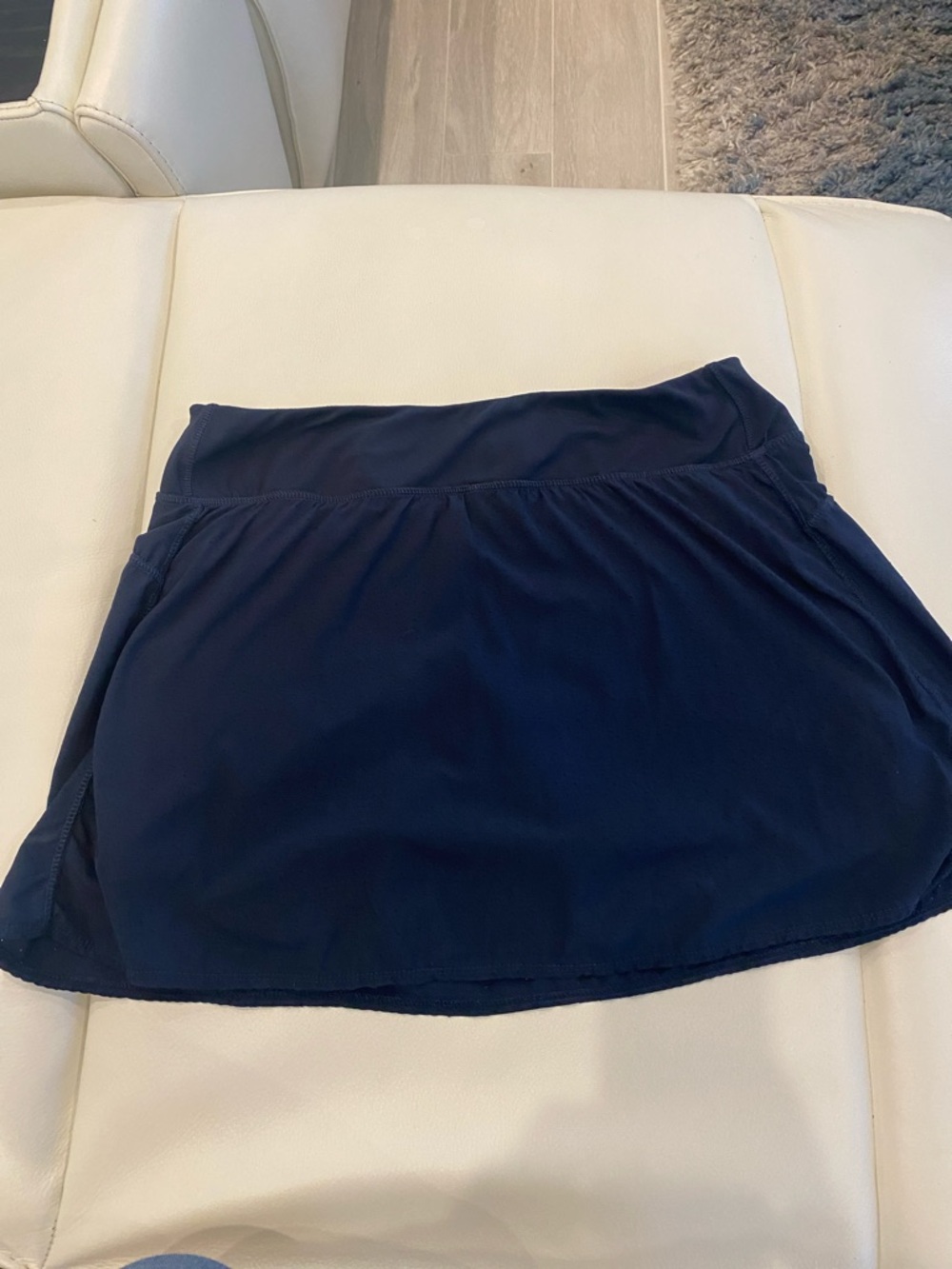 Danskin Navy Athletic Skort with Built-In Shorts